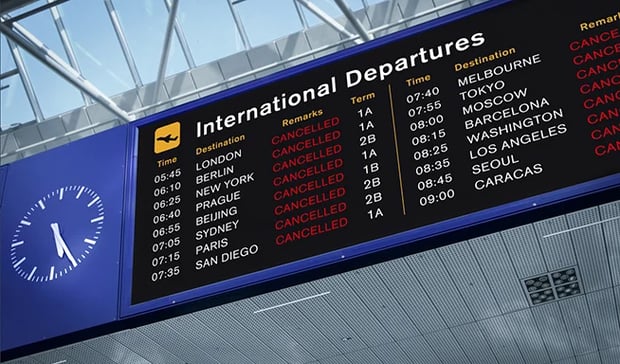 international departures